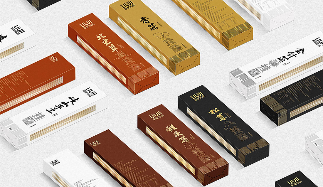 劉記名品-猴頭菇、香菇、岐山手工、松茸、金針菇、北蟲草等掛面包裝系列