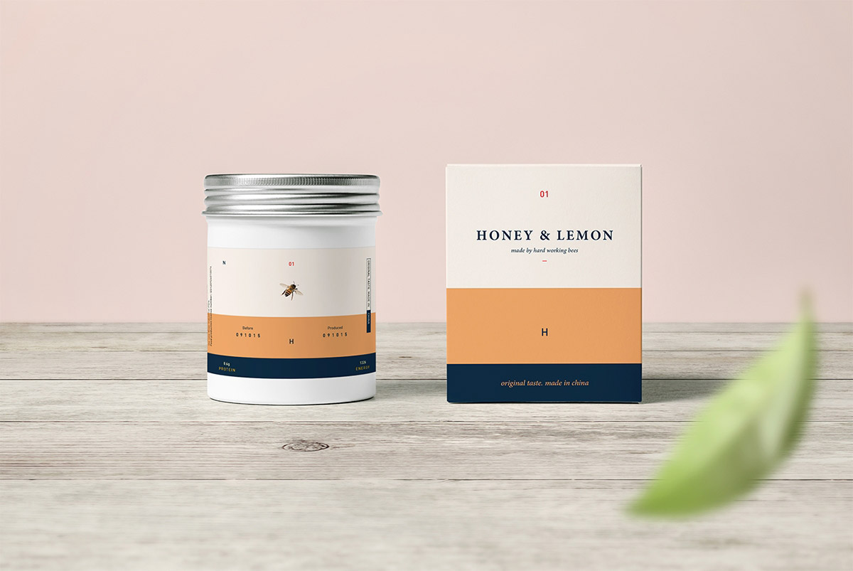  美優(yōu)蜂蜜創(chuàng)意包裝設(shè)計1