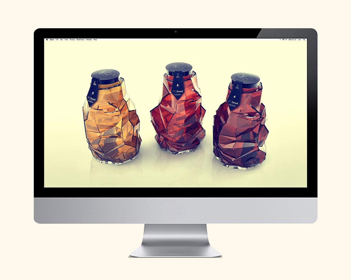 BEEloved honey蜂蜜創(chuàng)意包裝設(shè)計(jì)電腦運(yùn)用2