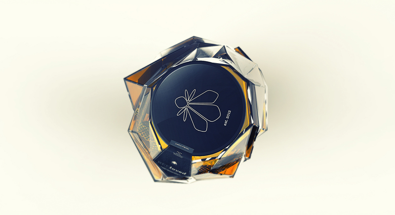 BEEloved honey蜂蜜創(chuàng)意包裝設(shè)計(jì)俯視圖