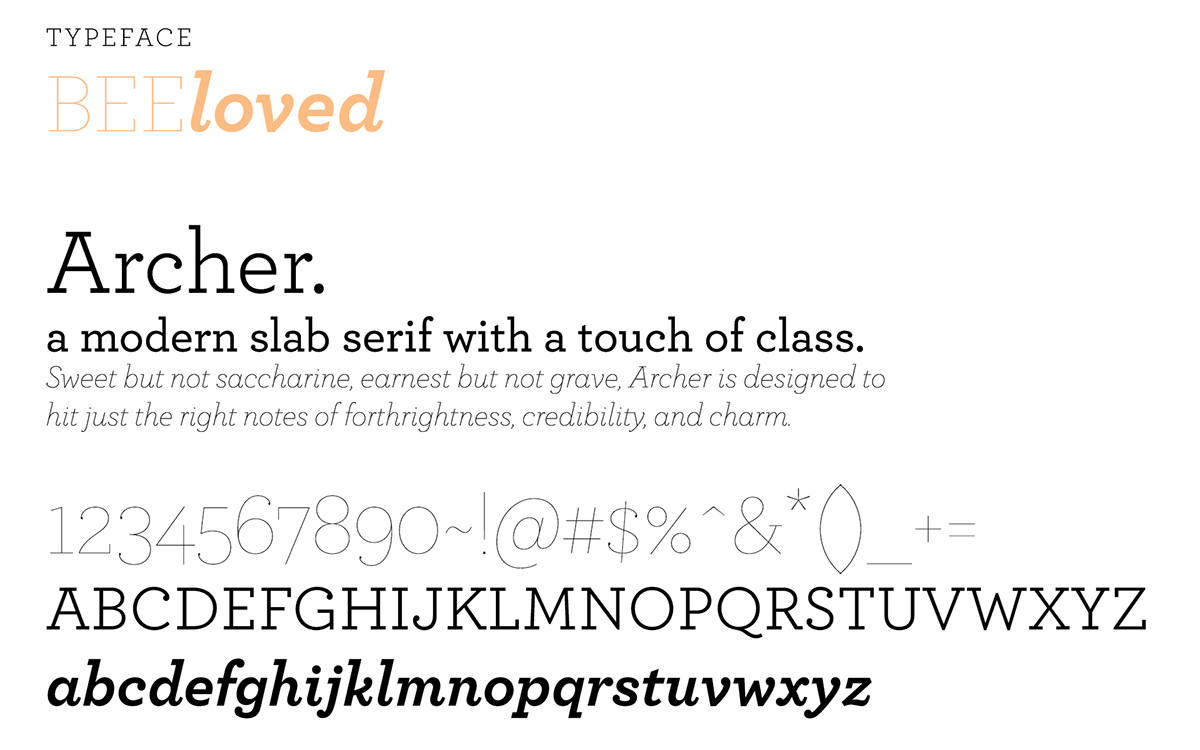 BEEloved honey蜂蜜創(chuàng)意包裝設(shè)計(jì)字體