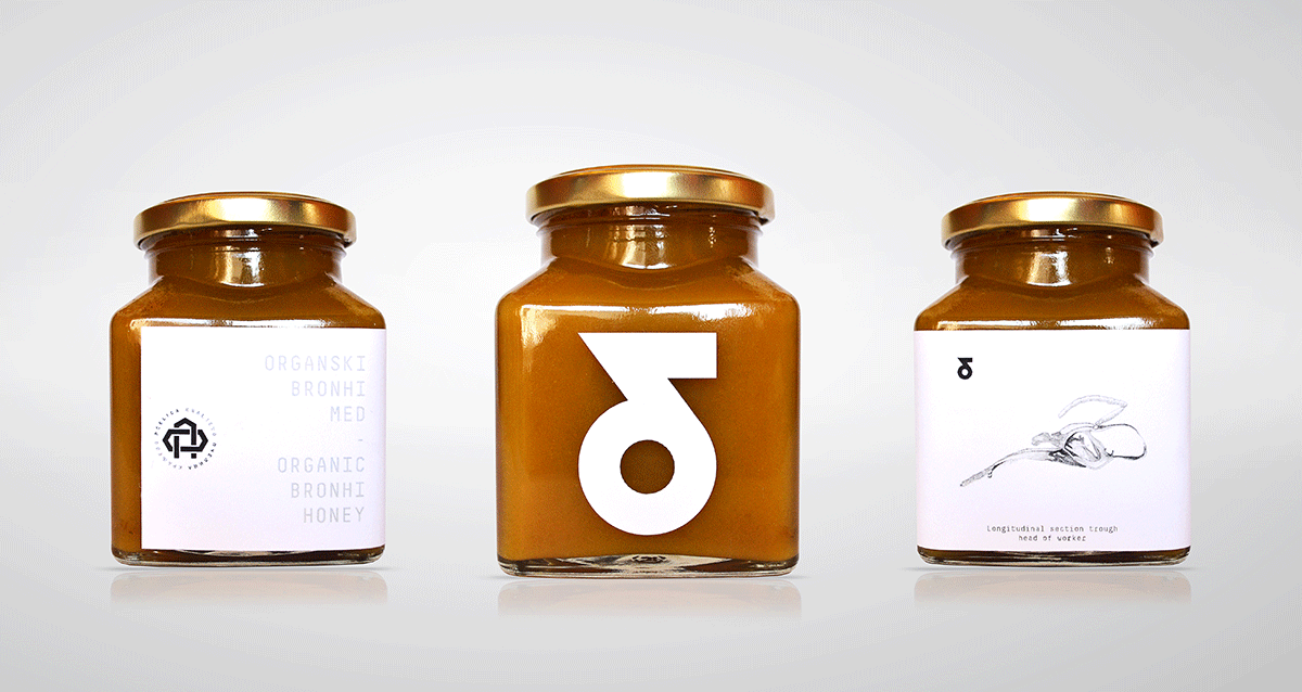 Education through design蜂蜜手繪包裝設(shè)計展示5