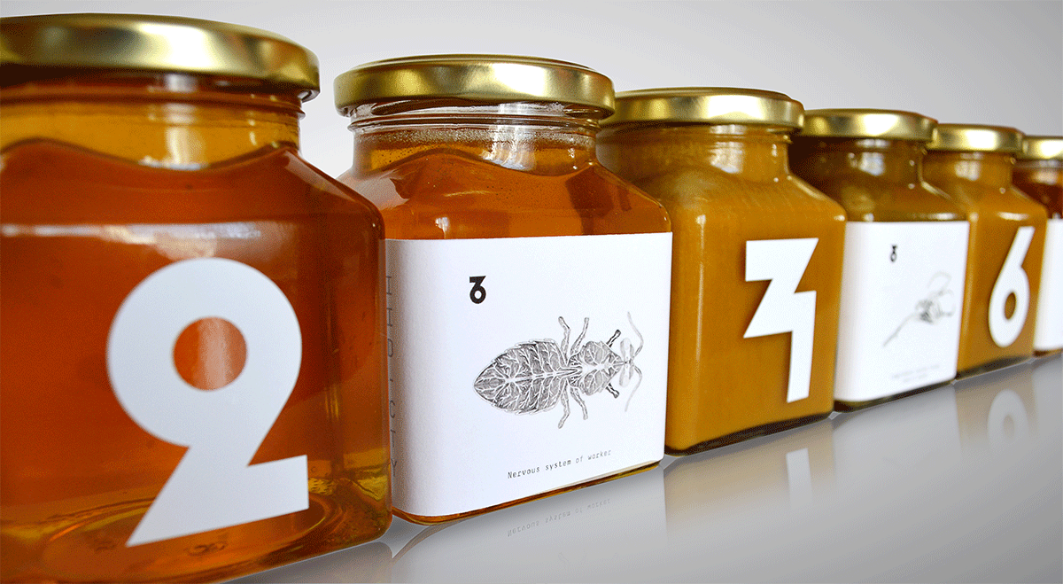 Education through design蜂蜜手繪包裝設(shè)計展示10