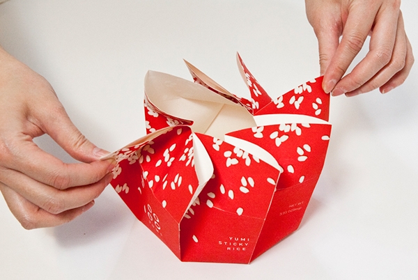 飯團(tuán)包裝展開圖2