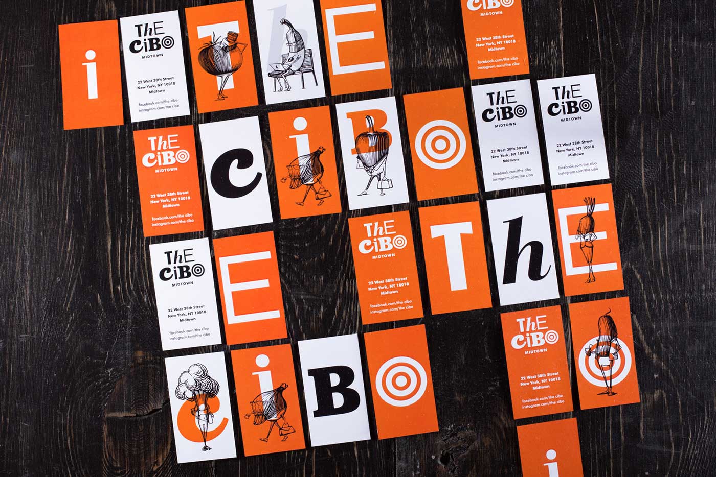 The Cibo品牌卡片設計