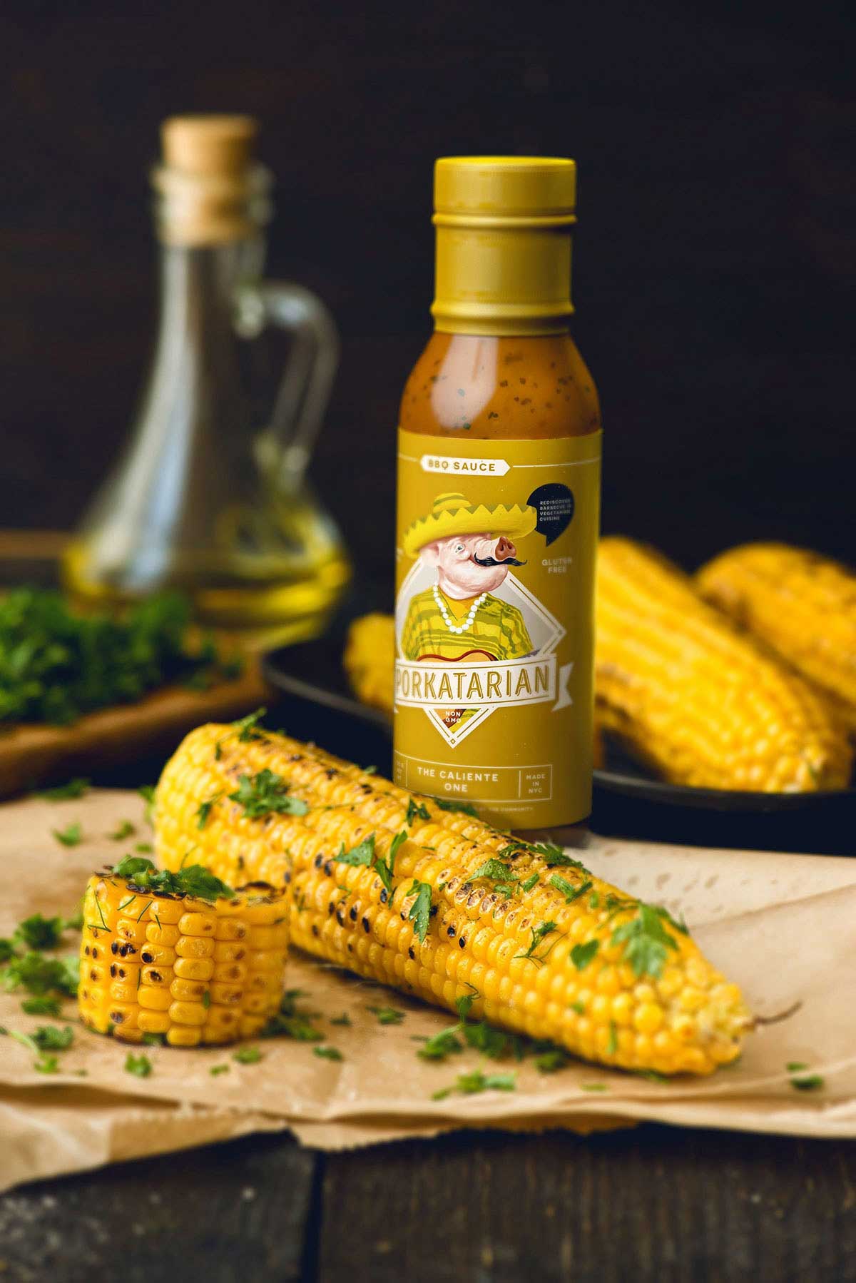 燒烤醬包裝展示