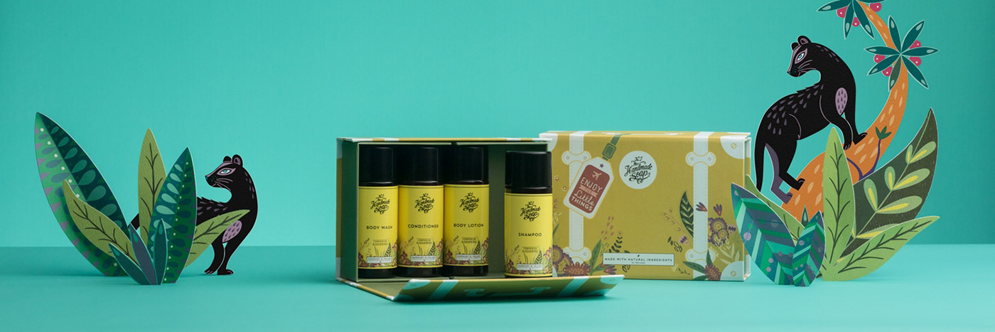 旅行手工皂包裝套盒