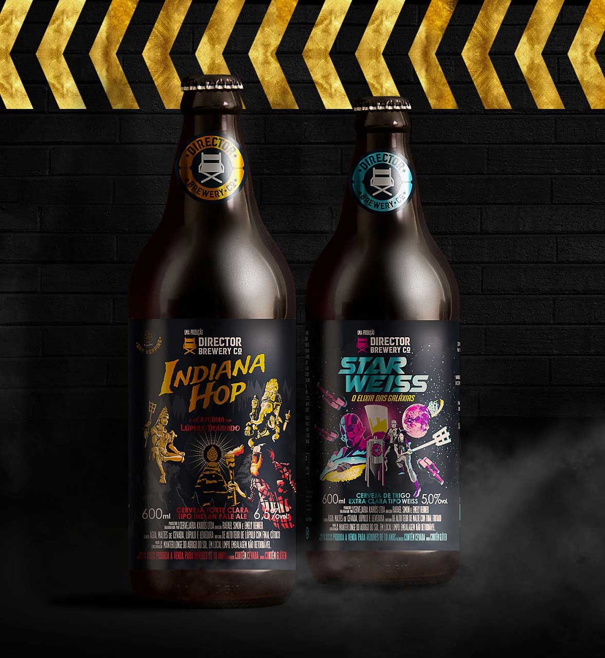 巴西啤酒插畫(huà)包裝設(shè)計(jì)