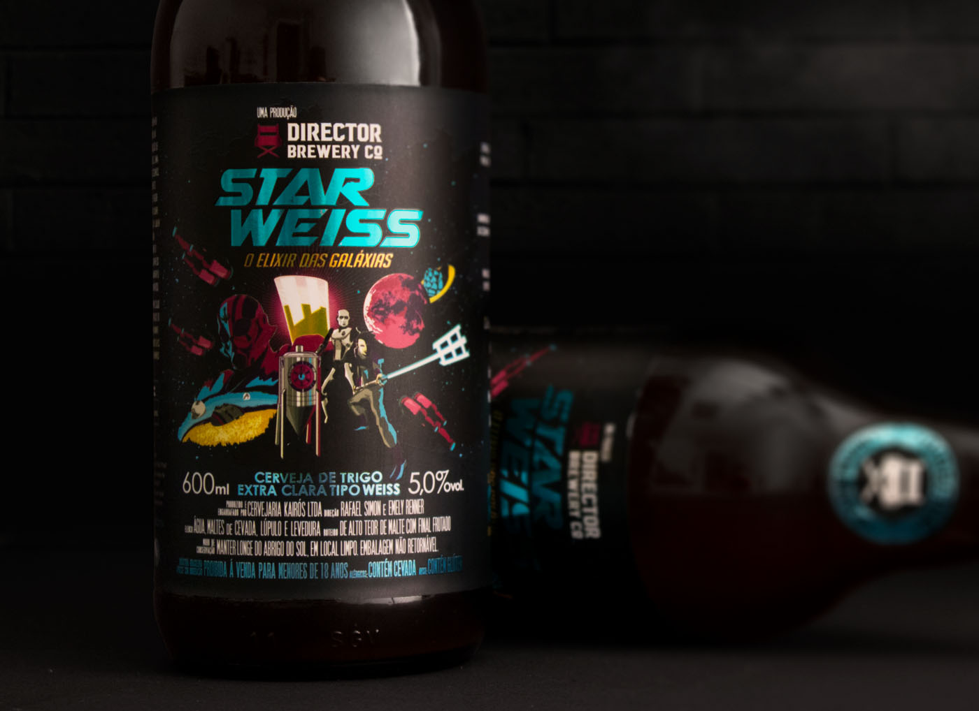 巴西啤酒插畫(huà)包裝設(shè)計(jì)