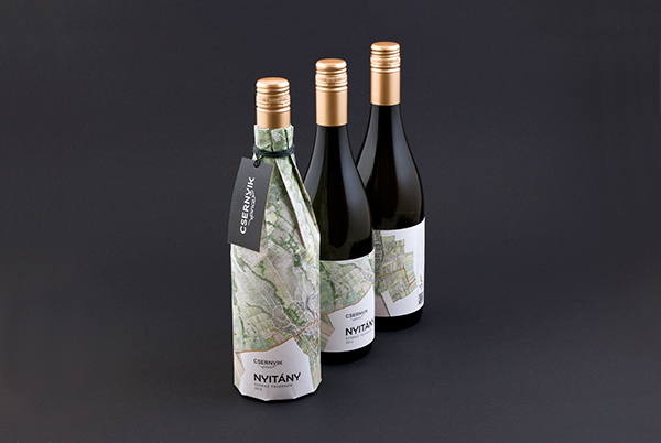 白葡萄酒插畫包裝設(shè)計(jì)