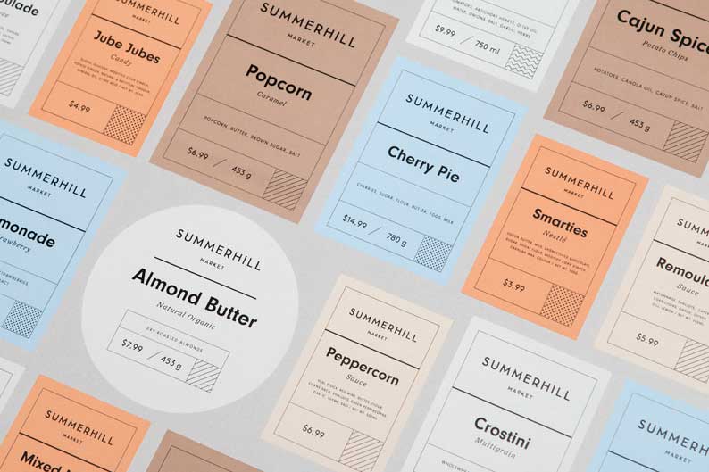 食品品牌標(biāo)簽