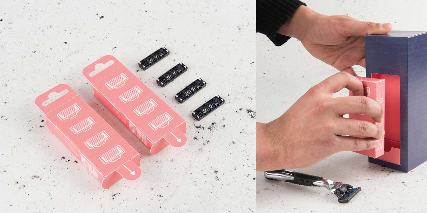 電子剃須刀創(chuàng)意包裝設(shè)計(jì)