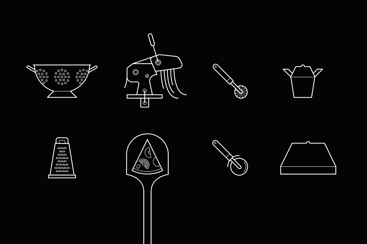 意大利手工面食品牌創(chuàng)意元素