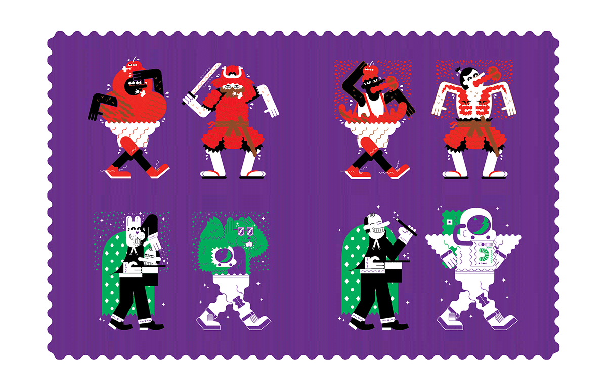 巧克力餅干包裝插畫