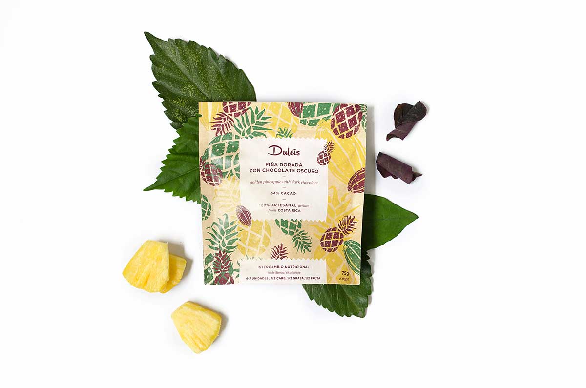 菠蘿黑巧克力包裝設(shè)計(jì)