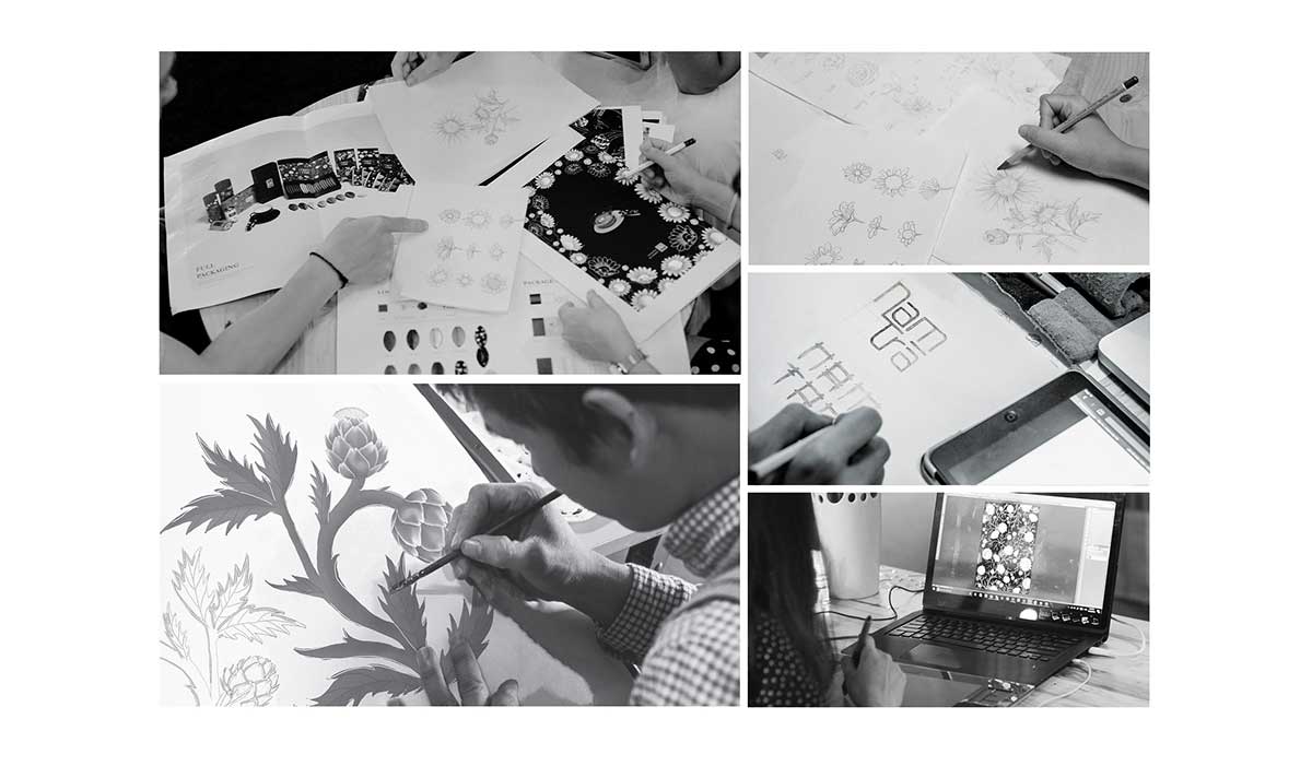 花茶包裝插畫設(shè)計