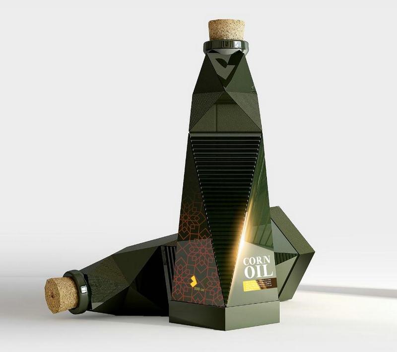 創(chuàng)意玉米油瓶外觀結(jié)構(gòu)設(shè)計(jì)