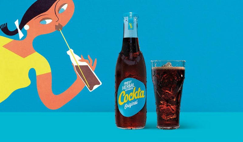 蘇打汽水飲料包裝設計